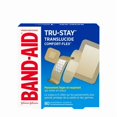 thumbnail image 2 of Band-Aid Tru-Stay Sheer Strips Comfort-Flex Adhesive Bandages, Assorted Sizes, 80 Count, 2 of 4