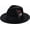 Black, variant on Fedora Hats Cap for Men Women Wide Brim Hat 1920s  Panama Costume Accessories