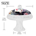 thumbnail image 4 of HemaKayy 4 Pack 1.37" Decorative Cabinet Knobs - Elegant ABS Glass Handles for Home Furniture Decor - Dresser Drawer Door Pulls - Perfect for Kitchen Bedroom - Mysteriou Unicorn, 4 of 8