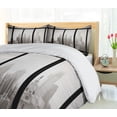 thumbnail image 5 of City Duvet Cover Sets, Philadelphia City Rooftop View Through Window Skyline Landmark Rooftop Travel, Bedding Set 2 Duvet Covers & 4 Pillowcases, 2 Pack Queen Size, Dimgray and Black, by Ambesonne, 5 of 7