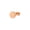 rose gold 1pc, variant on Punk Flat Round Barbell Stud Earrings Titanium Stainless Steel Ring Jewelry 4-12-gold-12mm-1pc