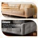 thumbnail image 2 of Protector de Muebles para Rasguños de Gato Unique Bargains, Cinta Autoadhesiva para Rasguños de Gato para Sofás y Sofás, Fácil de Aplicar y Quitar, 196.9"x11.8" Transparente, 2 of 7