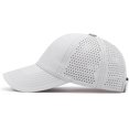 thumbnail image 3 of Men's Quick-Drying Baseball caps, Laser-Cut mesh Ball caps, Curved Brim, Rebound caps, 3 of 5