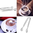 thumbnail image 4 of 4 pinzas para hielo, pinzas para cubitos de azúcar, mini pinzas para servir, pinzas de acero inoxidable, pinzas de cocina pequeñas para fiesta de té, cafetería, 15 cm, 4 of 6