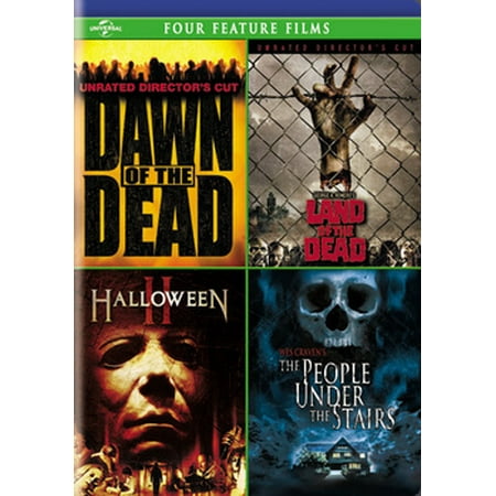 Dawn of the Dead / Land of the Dead / Halloween II / The People Under the Stairs (DVD)