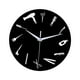 thumbnail image 4 of Reloj de pared redondo BLESIY decoración para colgar en la pared regalo de barbero moderno Fondo negro, 4 of 8