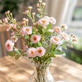 thumbnail image 4 of KUNPENG Artificial Mini Rose Stem, Single Branch with 5-8 Faux Silk Flower Heads, Fake Spray Roses Bouquet for DIY Wedding Centerpiece Home Dining Vase Floral Arrangement (Sold as 1 Stem), 4 of 5