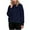 Navy, variant on Cable Knit Sweaters for Women Beige Crew Neck Slouchy Sweater Solid Casual Pullover Women Tops L