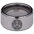 thumbnail image 2 of Celtic Triquetra Tungsten Carbide Ring, 2 of 9