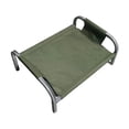 thumbnail image 1 of lingqin Lit Hamac pour Chat Cadre en Acier Inoxydable Durable Lit Surélevé pour Animal Anti-Humidité Facile à Vert, 1 of 9
