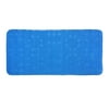 Splash Home Soft Bathtub Mats Non-Slip Mildew Resistant Extra Long Machine-Washable With 58 Strong Suction Cups, 17" x 36" Inch