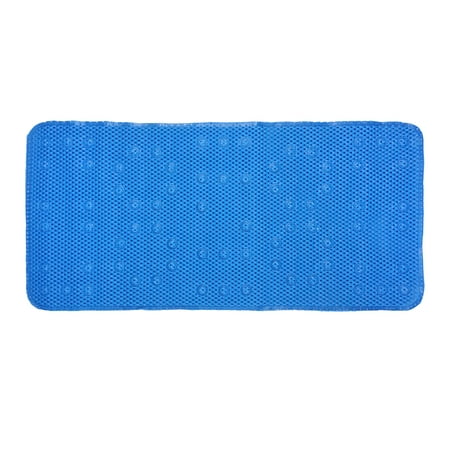 Green Tea Whirlpool Tub Splash Home Soft Bathtub Mats Non-Slip Mildew Resistant Extra Long Machine-Washable With 58 Strong Suction Cups, 17