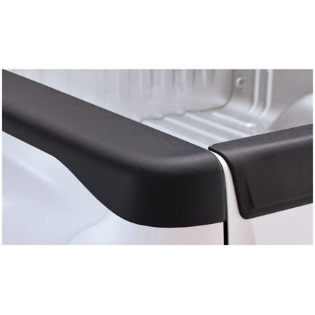 Pockets Bushwacker Bed Rail Caps - Bushwacker 07-13 GMC Sierra 1500 Fleetside Bed Rail Caps 97.6in Bed - Black