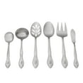 thumbnail image 4 of Elegant Monogrammed Flatware Set - 46 Piece Stainless Steel Rose Pattern - Stylish Tableware, 4 of 6
