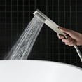 thumbnail image 4 of WoodBridge Deluxe Freestanding Faucet with Brushed Nickel finish, Square, F-0003, 4 of 6