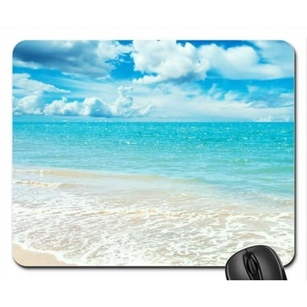Sunny day Mouse Pad, Mousepad Beaches Mouse Pad Mouse pads Gaming Mouse Pad 9.84x7.87 inches