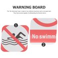 thumbnail image 4 of Pool Side Decoration No Swimming Sign Safety No Swimming Sign Warning Label, 4 of 8