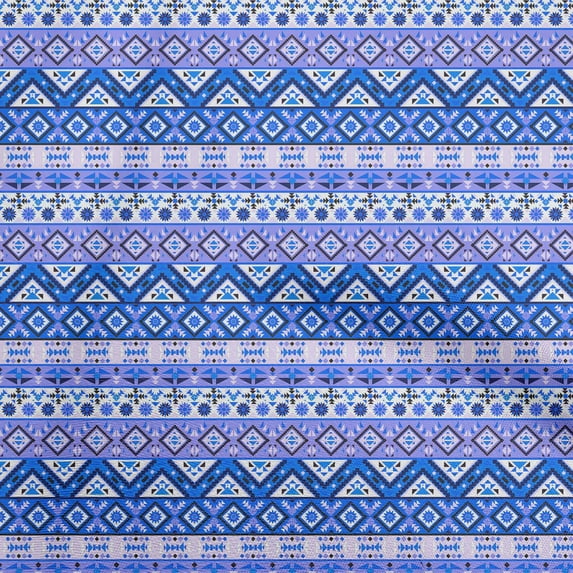 oneOone Cotton Jersey Medium Purple Fabric African Tribal Fabric For Sewing Printed Craft Fabric By The Yard 58 Inch Wide