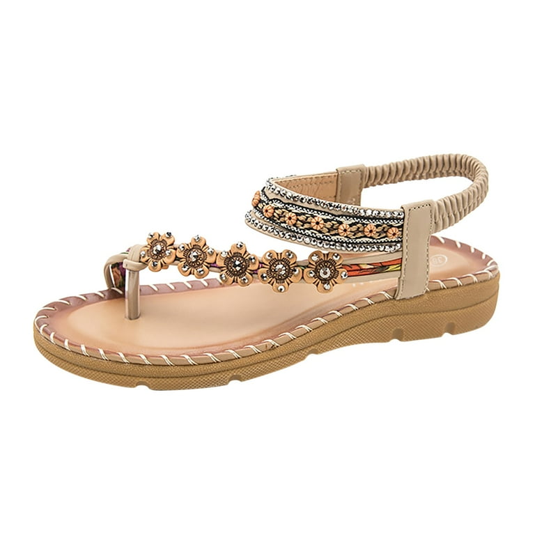 adviicd Red Sandals for Women Sandals for Women Women s Square Open Toe Slide Sandals Comfort Woven Strap Flat Sandals for Beach Daily Wear Wedding
