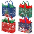 thumbnail image 3 of Set 4 Bolsas De Regalo De Navidad De Varios Diseños Con Asa Tela no Tejida, 3 of 3