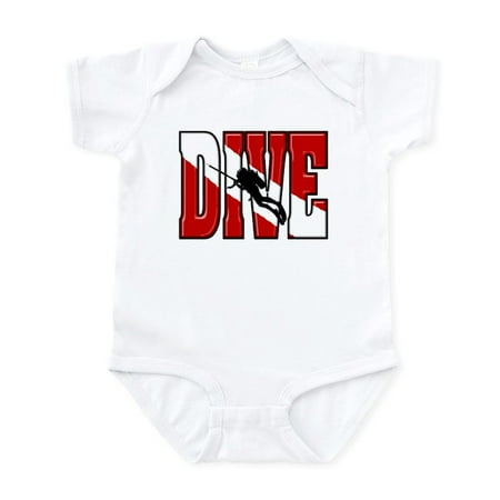 

CafePress - Big Dive Infant Bodysuit - Baby Light Bodysuit