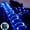 Blue, variant on Solar Rope String Lights, 7.5M/25ft 50LEDs Waterproof Copper Wire Lights Tube, Outdoor Rope Lights for Garden Yard Path Fence Tree Wedding Party Decorative