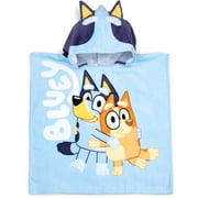 BBC Studios Bluey Hooded Poncho, 100% Cotton