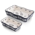 thumbnail image 1 of Wisenvoy Baking Dish Casserole Dish Ceramic Lasagna Pan 2-Pcs Bakeware Sets Baking Dishes Baking Set Baking Dish Set, 1 of 4