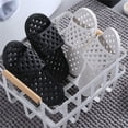 thumbnail image 5 of Men'S Comfortable Beach Slippers Men'S High-Quality Pool Sandals Men Shoes Flat Hollow Bathroom Home Slippers Fashion Outdoor Beach Slippers Indoor Outdoor Men'S Thong Slippers, 5 of 5