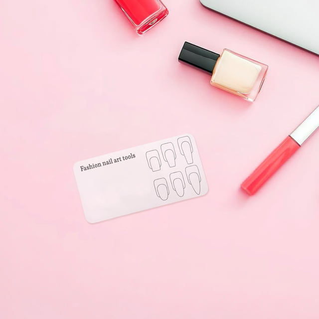 Luxshiny 2Ud Tablero Acrílico Para Mezclar Esmaltes Y Practicar De En Salón