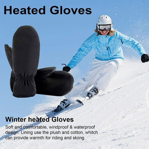 Heated ski mittens deals
