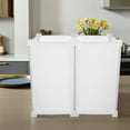 thumbnail image 4 of OFFIGAM White Freezer Organizer Baskets for Fridge, Sturdy Plastic Storage Bins, Easy Setup and Space Saving, 4 of 8