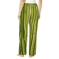 thumbnail image 3 of Daiia Green Bamboo Fence Women's Sleep Pant with Pockets and Drawstring,Pajama Pants-Large, 3 of 9
