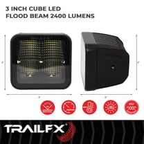 TrailFX 2X2CFBKPR TFX LED Lights LED LIGHTS