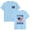 Sky Blue, variant on Fourth of July Tshirts for Women American Flag Print T Shirts 4th of July Patriotic Short Sleeve Crew Neck Tees Summer Tops Sky Blue,2XL