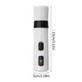 thumbnail image 3 of Juego de pulidor y amoladora de uñas para mascotas | Cortaúñas recargable para perros y gatos | Bajo nivel de ruido <50dB | Luz LED | 2 velocidades 8000 RPM | 3 puertos de molienda | Ergonómico |, 3 of 7