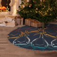 thumbnail image 6 of KLL Cartoon Sharks Christmas Tree Skirt 30" ,Party Decorations Farmhouse for Christmas Decorations Holiday Party, 6 of 6