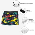 thumbnail image 3 of Kdxio Men's Boxer Briefs with Colorful Sharks Print - Comfortable and Breathable Underwear for Everyday Wear, 3 of 5