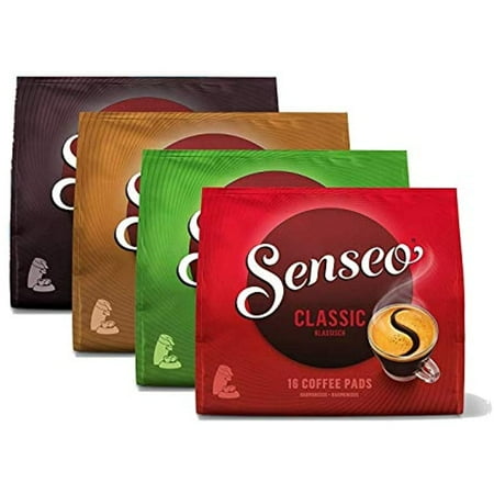 Senseo Variety Pack Of Coffee Pods, 16 Count (Pack Of 4) – Mild, Classic, Strong And Extra Strong - Single Serve Coffee Pods Bulk Pack For Senseo Coffee Machine - Compostable Coffee Pods