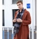 thumbnail image 2 of Bufanda cálida a cuadros unisex de invierno 2022, chal y chales de cachemira para hombre, pashmina, pañuelo para el cuello, bufanda para mujer, tessel, echarpe nuevo, 2 of 5