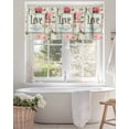 thumbnail image 4 of Valances for Windows Valance Rod Pocket Light Filtering Short Window Treatments Curtains for Kitchen Bathroom Living Room Bedroom, 1 Panel, 54 x 18 Inch, 4 of 7