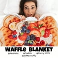 thumbnail image 5 of Novelty Waffle Blanket,Funny Soft Flannel Fruit Blankets for Kids,Christmas Birthday Gift,71", 5 of 7