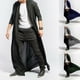 thumbnail image 4 of Full Length Mens Baggy Casual Coat Cape Loose Long Cardigan Cloak Tops Outwear, 4 of 8