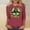 Red, variant on FDGIU Plus Size St. Patrick's Day Tee for Women - Short Sleeve Shamrock Graphic Crew Neck Top