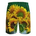 thumbnail image 6 of Naloa Sunflowers in Bucket Men's Beach Shorts, Surfing shorts, Swim trunks, Quick Dry Swim Trunks for Surfing Beach Fun - Large, 6 of 9