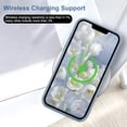 thumbnail image 5 of for iPhone 13 Case Cute Slim Shockproof Phone Case with Wireless Charging Support and Protection, Blue Grey, 5 of 7