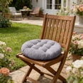 thumbnail image 4 of Cushion For Chair Velvet Office Ottoman Floor Mat Color Chair Cushion Strap Outdoor Accessory, 4 of 6