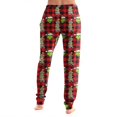 thumbnail image 6 of Women Christmas Print Lounge Pants Drawstring Soft Sleepwear Holiday Pajama Bottoms Comfy Homewear Trousers for Family Gatherings, 6 of 6