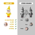 thumbnail image 5 of LitoMagic Christmas Baby Elf Doll in Yellow Jumpsuit, 5 of 5