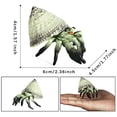 thumbnail image 3 of Holzlrgus 4 Pcs Hermit Crab Figurines Realistic Sea Creature Model Plastic Beach Animals Action Figure for Birthday Party Collection Gifts, 3 of 7